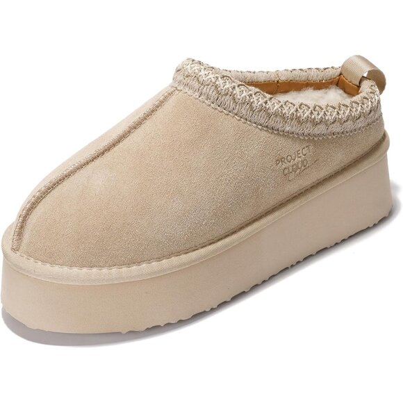 ๐Women Project Cloud Sand Suede Leather Soft Memory Foam Supportive Slipper - Picture 2 of 6